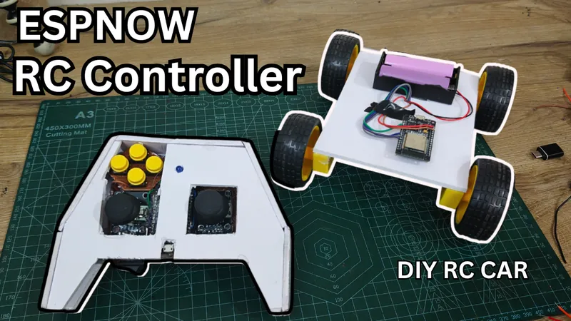 Build a DIY 10-Channel ESP32 RC Controller With ESP-NOW