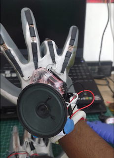 Sign Language Converter Glove Using Arduino Nano & Flex Sensors photo 1