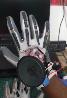 Sign Language Converter Glove Using Arduino Nano & Flex Sensors photo 2