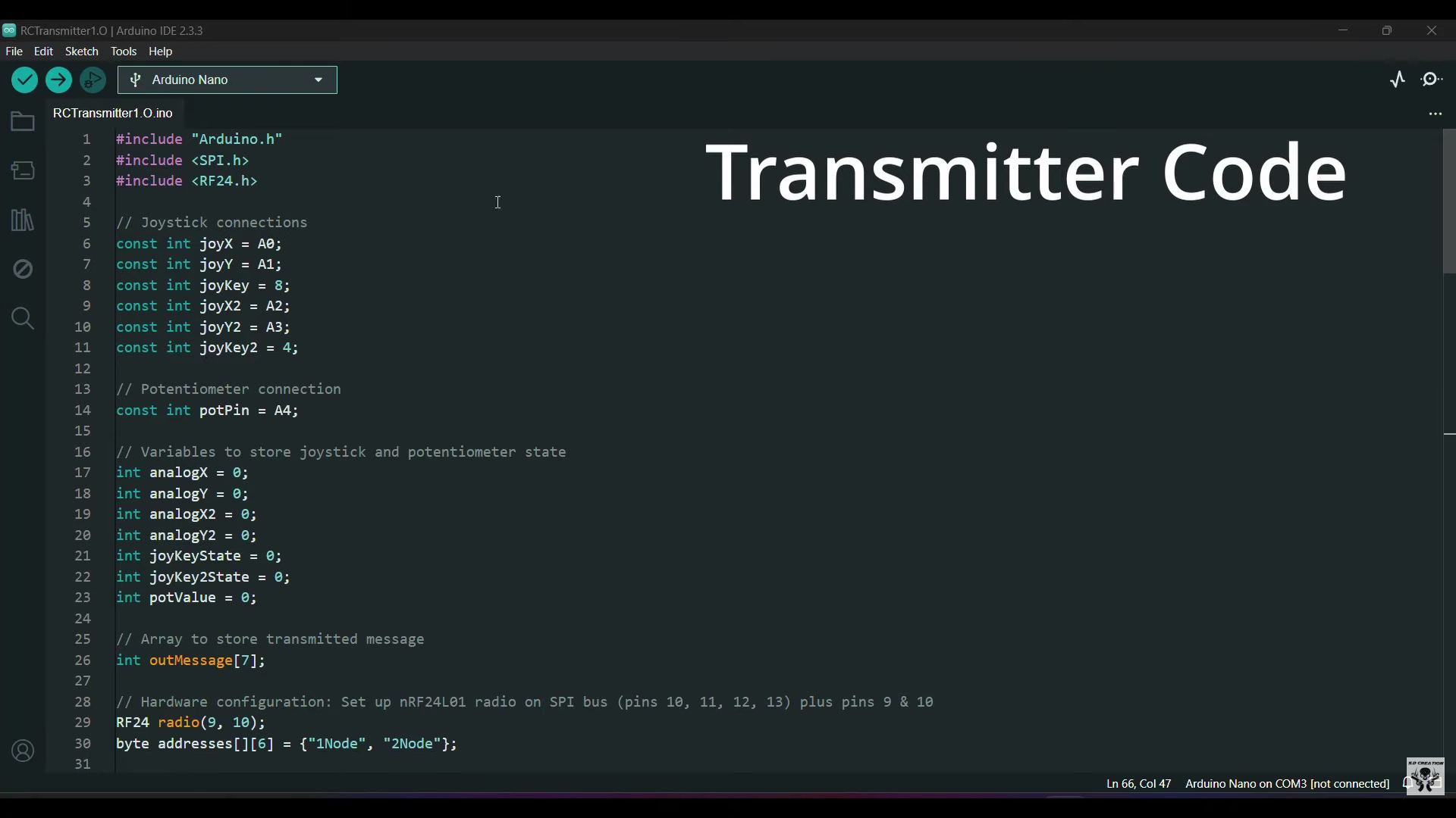 Step 3: Uploading the Code