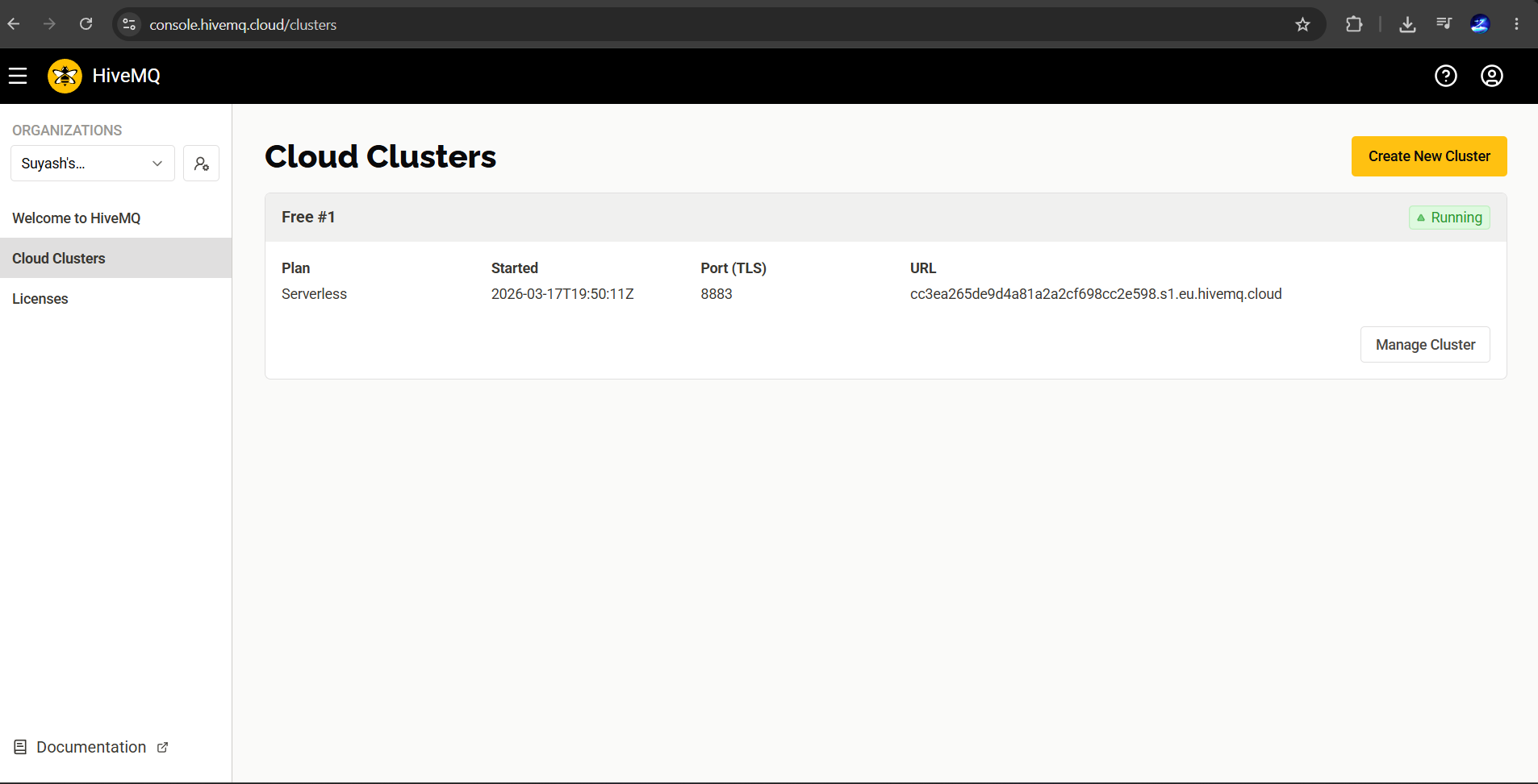 Create Your HiveMQ Cloud Broker